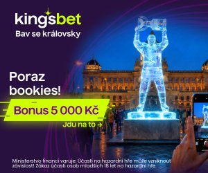 Kingsbet — Poraz Bookies, žebříček bonusů až 5 000 Kč